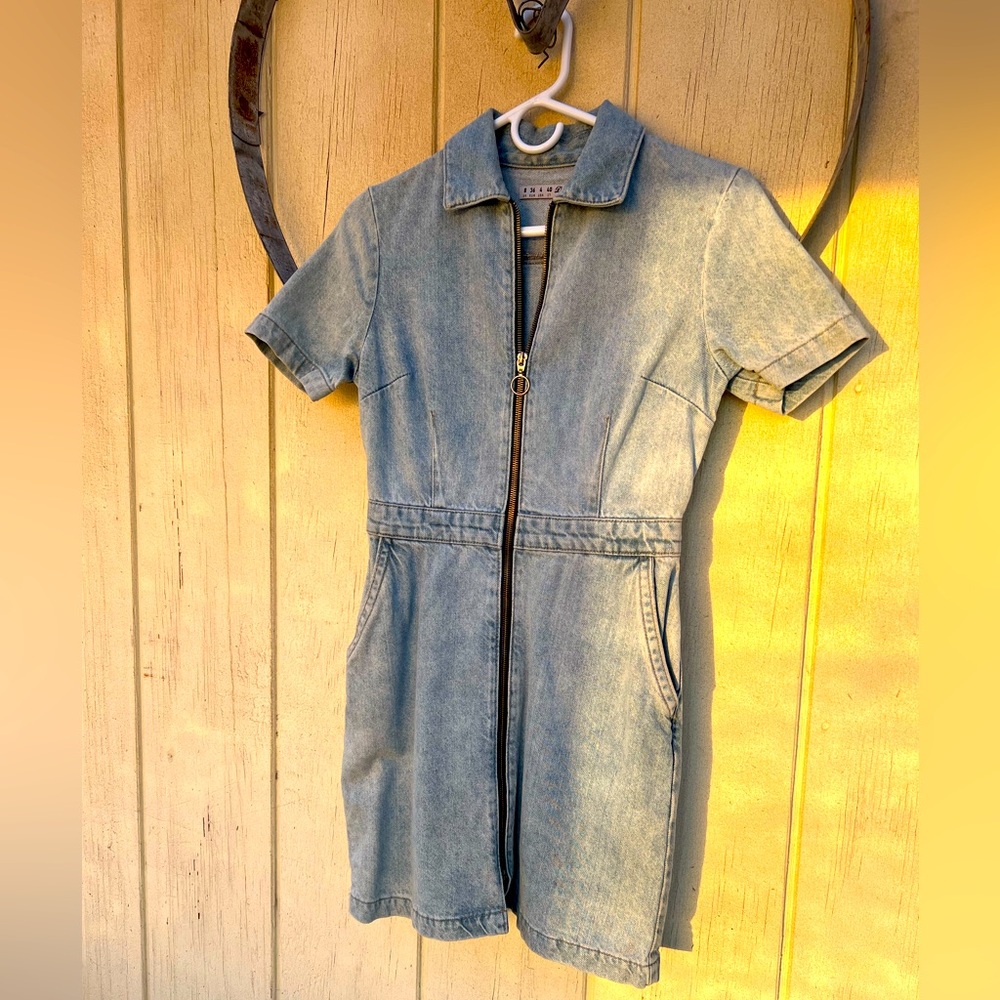Denim & Co Denim Mini Dress
